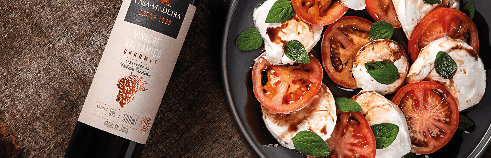 salada caprese banner