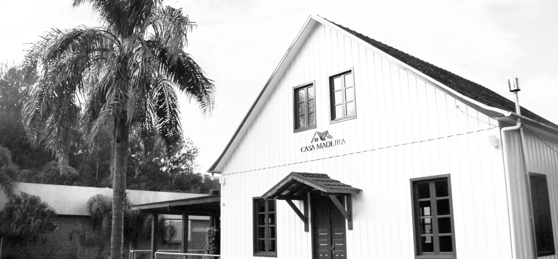 Fachada de uma casa.